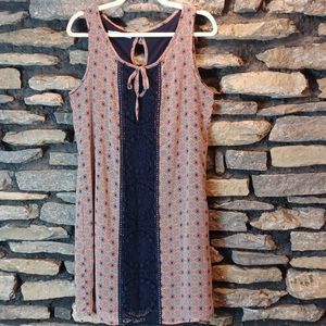 Women's Maurices floral sleeveless midi dress sz large